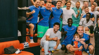 Федерер отпразнува елиминирането на ЦСКА