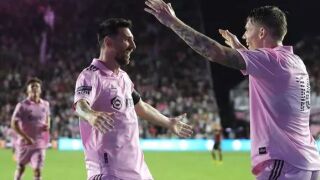 Блестящ Меси класира Интер на четвъртфинал (ВИДЕО)