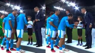 Грийлиш трогна с мил жест към сляпо дете (ВИДЕО)