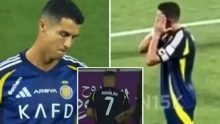 Не ви искам медала: Роналдо бесен на съотборниците си (ВИДЕО)