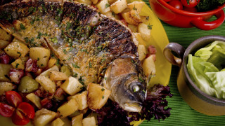 Бърз шаран в сметана