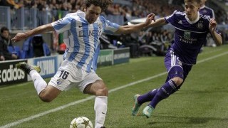 Андерлехт измъкна равен от лидера Малага, но не стигна за Лига Европа (ВИДЕО)