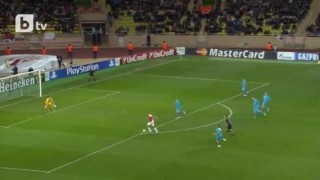 Монако удвоява срещу Зенит (ВИДЕО)