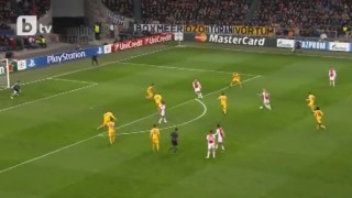 Аякс категорично с 4:0 преднина пред Апоел (ВИДЕО)