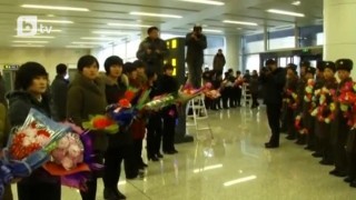 Как Пхенян посреща световни шампионки по футбол (ВИДЕО)