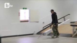 Слепият скейтбордист и олимпийската мечта (ВИДЕО)