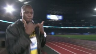 Светкавичният Болт отново на пистата (ВИДЕО)