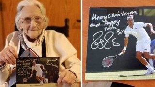 Федерер с мил жест за 100-ия рожден ден на най-възрастната си фенка