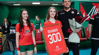 Пламен Константинов с торта и победа за мач №300