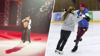 Воля от стомана: Костомаров отново танцува на леда (ВИДЕО)