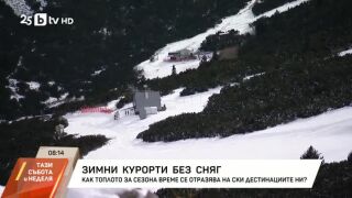 Снимка: Зимни курорти без сняг