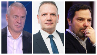 Снимка: Цветлин Йовчев, Петър Славов и Даниел Стефанов - гости в "Лице в лице"