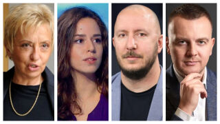 Снимка: Диана Дамянова, Ружа Райчева, Петър Ганев и Михаил Кръстев - гости в &quot;Лице в лице&quot;