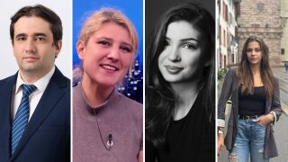 Снимка: Божидар Божанов, Лекси Фльор, Анна Бодакова и Елена Тодорова - гости в &quot;Лице в лице&quot;