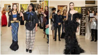 "Вечер на стила - Glam Night" с отливка на дизайнерски ръце върху рокля и още гламурни визии