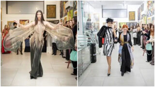 "Вечер на стила - Glam Night" с отливка на дизайнерски ръце върху рокля и още бляскави визии