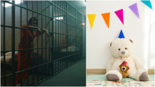 Бременна затворничка с бебешко парти в затвора (СНИМКИ) 