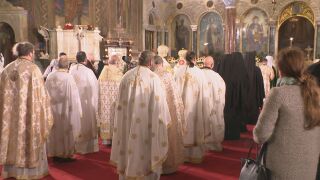 Снимка: Рождество Христово е: Патриарх Даниил отслужва златоустова литургия в „Св. Александър Невски“