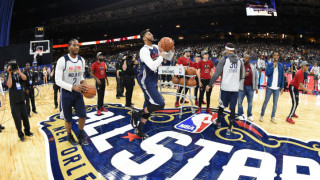 Западът по-добър от Изтока в най-резултатния Мач на звездите (ВИДЕО)
