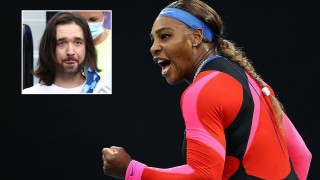 Специална подкрепа за Серина Уилямс в Мелбърн (СНИМКА)