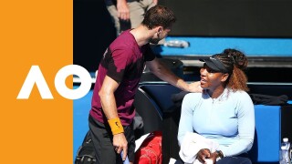 Димитров се възстановява, потренира със Серина Уилямс (ВИДЕО)