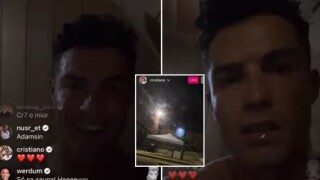 Роналдо озадачи феновете си с живо включване от сауна