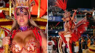 Сестрата на Неймар блести на карнавала в Рио