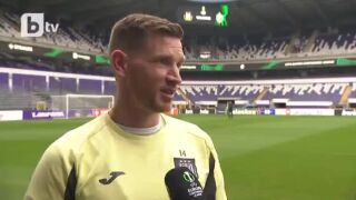 Ян Вертонген пред bTV: Не можем да подценим Лудогорец (ВИДЕО)