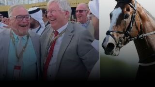 Сър Алекс си счупил ребро, радвал се на кон (ВИДЕО)