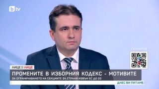Снимка: Божидар Божанов за промените в Изборния кодекс