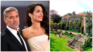 Наводнения потопиха имението на Джордж и Амал Клуни (СНИМКИ)