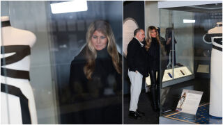 Как Мелания Тръмп дари „50 години мъдрост“, затворени в една рокля? (СНИМКИ)