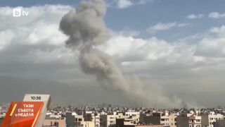 Снимка: Иран отвърна с ракети срещу Израел