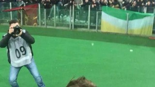 Вижте селфито на Тоти с публиката на Рома 