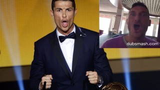 Големият Тоти имитира тарзанския вик на Кристиано (ВИДЕО)