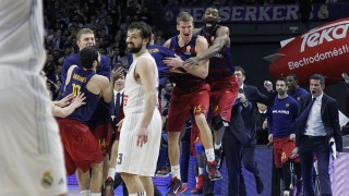 Уникална драма в Мадрид. Барселона спечели баскетболното 