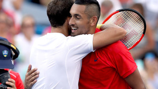 НА ЖИВО: Григор Димитров - Ник Кириос 7:6 (3), 7:6 (4), 4:6, 7:6 (4)