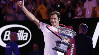 Федерер след 20-ата: Невероятно е! Мечтата продължава! (ГАЛЕРИЯ)