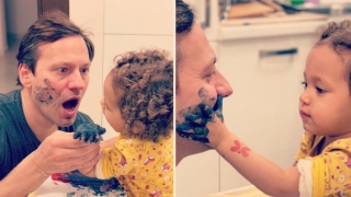 Орлин Павлов и дъщеря му учат за зеленчуците с песен