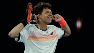 Доскоро не бе професионалист, а е на четвъртфинал в Мелбърн