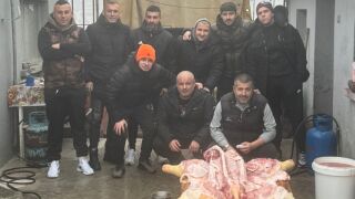 Играчи на ЦСКА, Лудогорец и Ботев Пд се събраха на... прасе