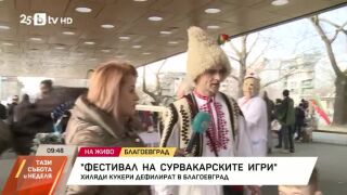 Снимка: Фестивал на сурвакарските игри в Благоевград