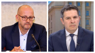 Снимка: Радан Кънев и Филип Гунев - гости в "Лице в лице"