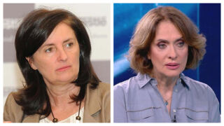 Снимка: Проф. Даниела Бобева Надежда Нейнски - гости в "Лице в лице"