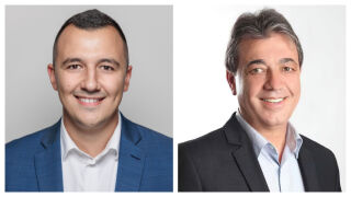 Снимка: Габриел Вълков и проф. Вили Лилков - гости в "Лице в лице"