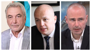 Снимка: Росен Карадимов, Александър Симов и доц. Петър Чолаков - гости в "Лице в лице"