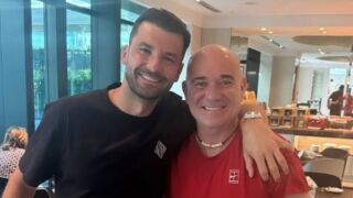 Андре Агаси на кадем на Григор Димитров (СНИМКА)