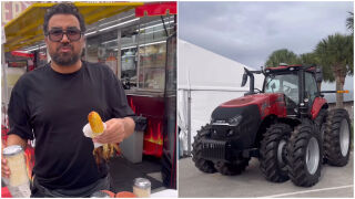 Азис експериментира в Америка - открива „трактор от бъдещето“ (ВИДЕО)