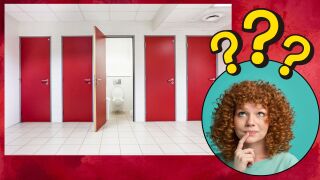 Замисляли ли сме се защо вратите на обществените тоалетни не стигат до пода