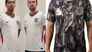 Английските футболисти сложиха Свети Георги на гърдите и бедрата си (СНИМКИ)